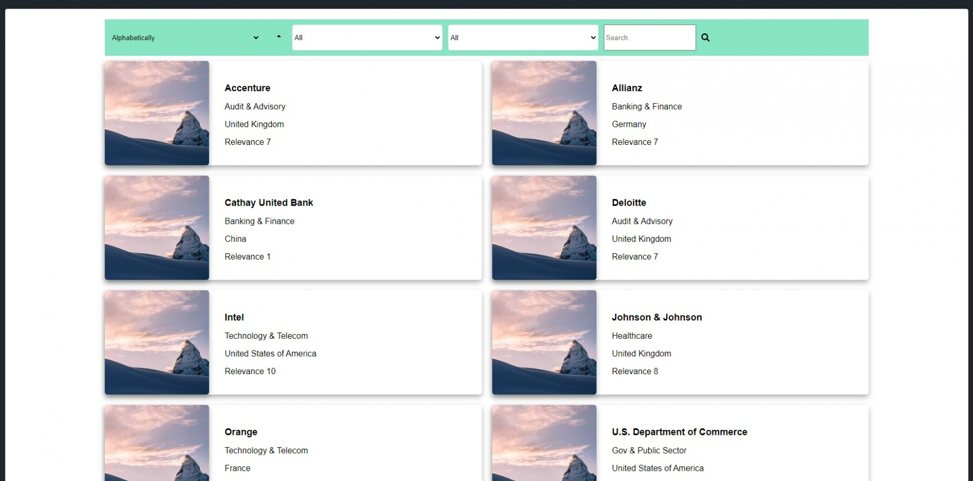 lzfro A short VueJs module for filtering and sorting with multiple