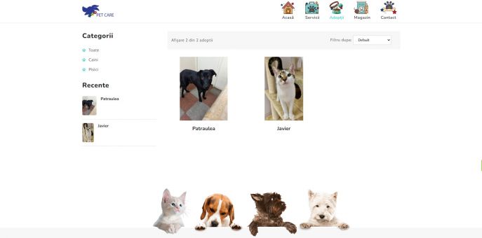 Veterinary website